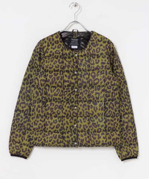 URBAN RESEARCH(アーバンリサーチ)/TAION　BUTTON DOWN JACKET/LEOPARD