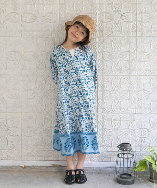 URBAN RESEARCH DOORS（Kids）(アーバンリサーチドアーズ（キッズ）)/アラベスクワンピース(KIDS)/BLUE