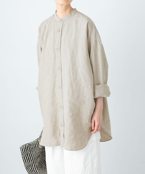 『ユニセックス』リネンビッグシャツ PAYDAY /ペイデイ　別注PAYDAY刺繍SHIRT N1571793131(12155円)