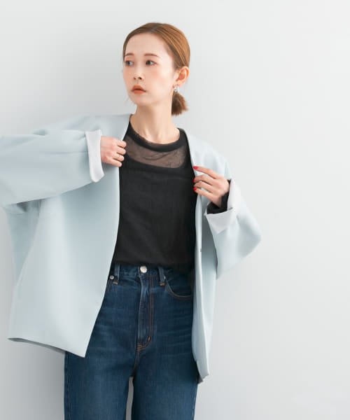 ELENDEEK　FORM SHORT COAT SHORT