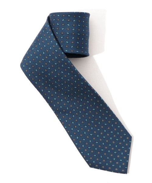 STEFANO BIGI シルク 小紋柄ネクタイ 