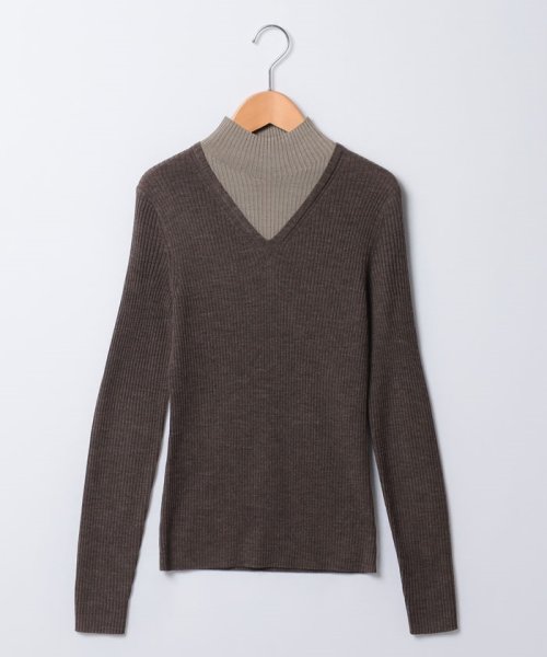 Theory(セオリー)/ニット　REGAL WOOL MOCK T NECK/ブラウン系