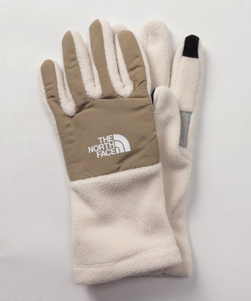 THE NORTH FACE(ザノースフェイス)/◎スマホ対応◎【THE NORTH FACE / ザ・ノースフェイス】WL FLEECE GLOVE フリース ボア グローブ 手袋 防寒 NJ3GP50/アイボリー