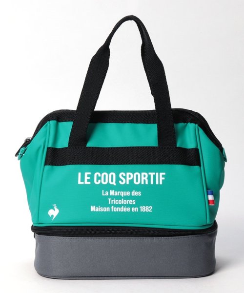 le coq sportif GOLF (ルコックスポルティフ（ゴルフ）)/二層式カートバッグ(保冷機能裏地) 約25×24×14(cm)/グリーン