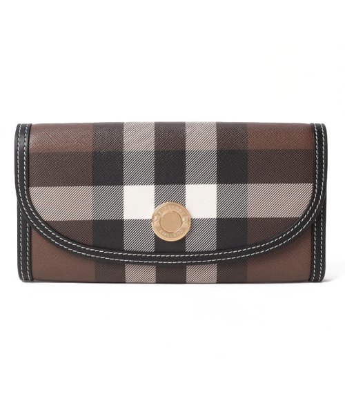 BURBERRY(バーバリー)/バ－バリ－ 8072668 長財布 チェック/ダークブラウン