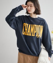 ROPE' PICNIC R(ロペピクニック アール)/【Champion/チャンピオン】ロゴ裏起毛クルーネックスウェット/ネイビー系（41）