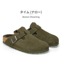 BIRKENSTOCK/ビルケンシュトック BIRKENSTOCK レディース サンダル ファー Boston Shearling 【ナロー幅】 (ブラック)/505843032