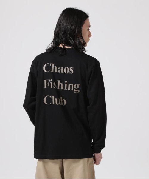 BEAVER(ビーバー)/Chaos Fishing Club×BEAVER  EXCLUSIVE L/S TEE/ブラック