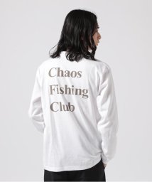 BEAVER(ビーバー)/Chaos Fishing Club×BEAVER  EXCLUSIVE L/S TEE/ホワイト