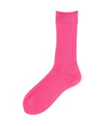 B'2nd(ビーセカンド)/MARCOMONDE（マルコモンド）high quality cotton ribbed socks/ピンク