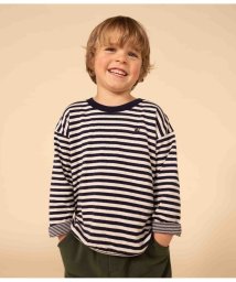 PETIT BATEAU(プチバトー)/チュビックボーダー長袖Ｔシャツ/オフホワイト