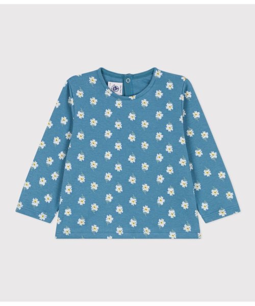 PETIT BATEAU(プチバトー)/プリント長袖Ｔシャツ/グリーン