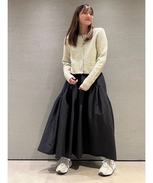 最終値下げ【emmi atelier】ティアードスカート こわばり 