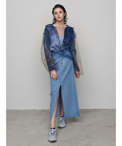 セール】【emmi atelier】フロントスリットデニムスカート(505845476 