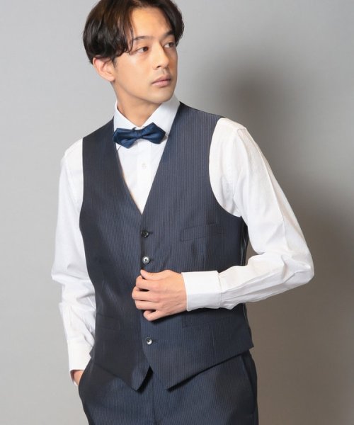 ブライトナローストライプスーツベスト（同素材セットアップあり） トップス ベスト・ジレ AA1396454820(10725円)