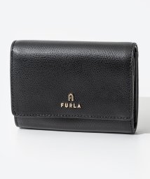 FURLA(フルラ)/フルラ FURLA WP00325 ARE000 ニつ折り財布 CAMELIA M COMPACT WALLET FLAP レディース 財布 ミニ財布 レザー /ブラック