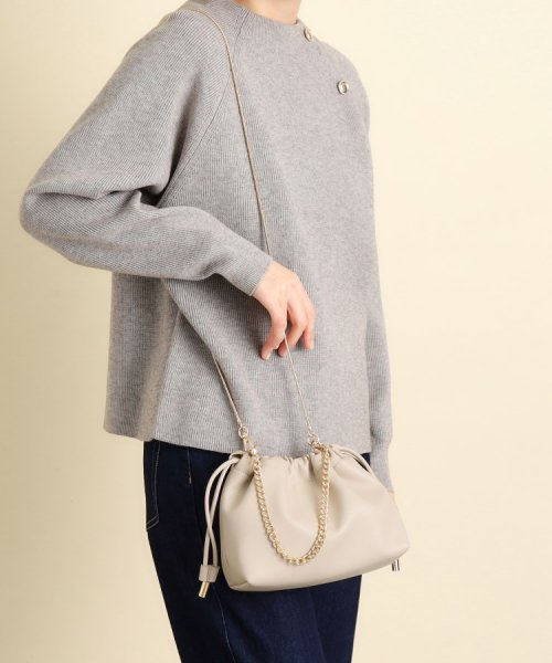 【雑誌掲載商品】チェーン巾着2WAYショルダー 人気・おすすめ｜使いやすい・旅行におすすめ 品質保証 全国発送 在庫限り