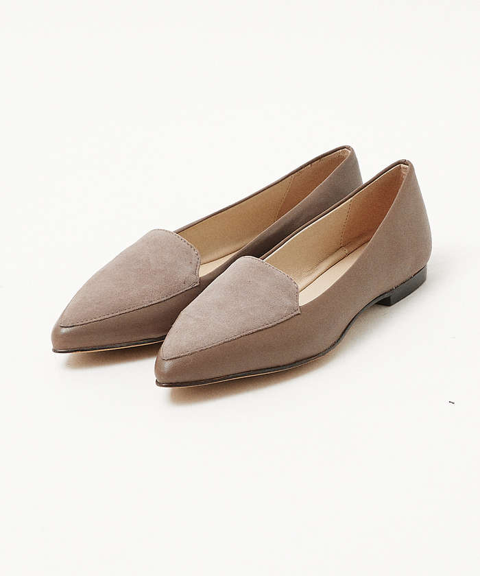 AuBANNISTER 【販売店舗限定】ポインテッドオペラパンプス グレージュ 37 AuBANNISTER 【販売店舗限定】ポインテッドオペラパンプス グレージュ 37