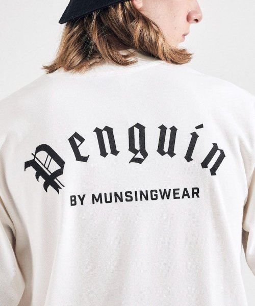 Penguin by Munsingwear(ペンギン　バイ　マンシングウェア)/MOCK NECK T－SHIRT / モックネックTシャツ/ホワイト