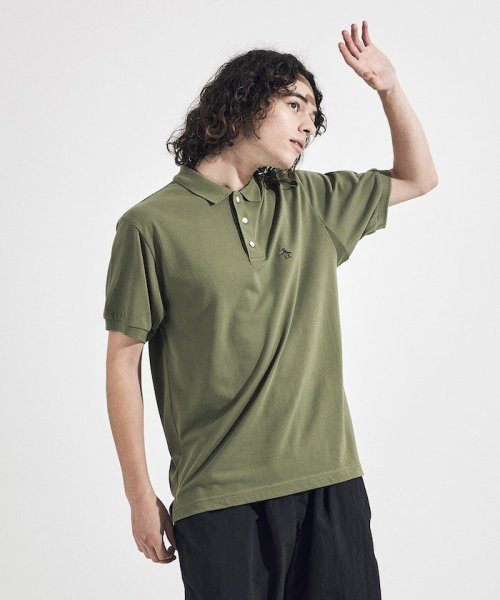 Penguin by Munsingwear(ペンギン　バイ　マンシングウェア)/STYLE 2833 60'S GUSSET SET IN POLO SHIRT / スタイル2833 60'Sガゼットセットインポロシャツ/カーキ