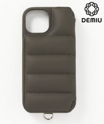 Demiu(Demiu)/Demiu / デミュ】BALLON iPhone15 iPhoneケース アイフォンケース 本革 リアルレザー プレゼント　ギフト/グレイッシュベージュ