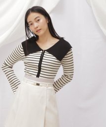 JILL by JILL STUART/◇ビッグカラーフロントZIPカーディガン/505844837