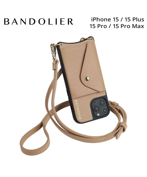 BANDOLIER バンドリヤー iPhone15 15Pro iPhone 15 Pro Max iPhone 15 Plus スマホケース スマホショルダ iPhone Pro 3cmiPhone BANDOLIER バンドリヤー 7cm×マチ：2 2cm×高さ：18