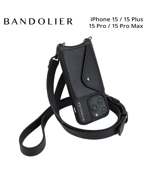 BANDOLIER バンドリヤー iPhone15 15Pro iPhone 15 Pro Max iPhone 15 Plus スマホケース スマホショルダ iPhone Pro 3cmiPhone BANDOLIER バンドリヤー 7cm×高さ：16 6cm×マチ：2