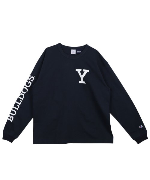 CHAMPION(チャンピオン)/チャンピオン Champion Tシャツ 長袖 ロンT カットソー メンズ ティーテンイレブン LONG SLEEVE T－SHIRT ホワイト ネイビー グリ/ネイビー