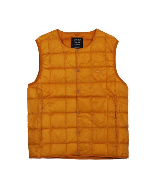 GRAMICCI(グラミチ)/グラミチ タイオン GRAMICCI TAION ダウン ベスト アウター メンズ レディース コラボ INNER DOWN VEST ブラック グレー カーキ/ゴールド