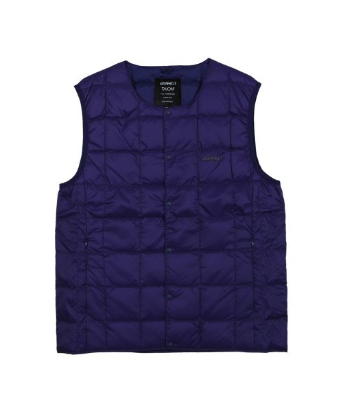 GRAMICCI(グラミチ)/グラミチ タイオン GRAMICCI TAION ダウン ベスト アウター メンズ レディース コラボ INNER DOWN VEST ブラック グレー カーキ/パープル