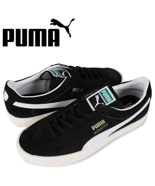 PUMA(PUMA)/PUMA プーマ ミュンスター クラシック スニーカー メンズ MUENSTER CLASSIC ブラック 黒 383406－02/その他