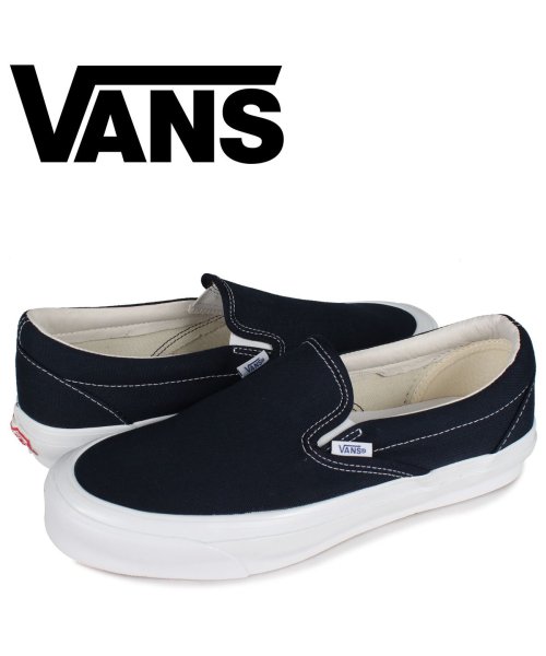 VANS(ヴァンズ)/VANS ヴァンズ スリッポン クラシック スニーカー メンズ ボルト ヴォルト バンズ OG CLASSIC SLIP－ON LX ネイビー VN0A45JK/その他