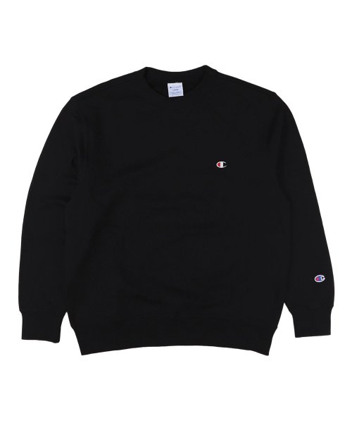 CHAMPION(チャンピオン)/ チャンピオン Champion トレーナー スウェット クルーネック メンズ CREWNECK SWEAT SHIRT ブラック ホワイト グレー ネイビー /ブラック