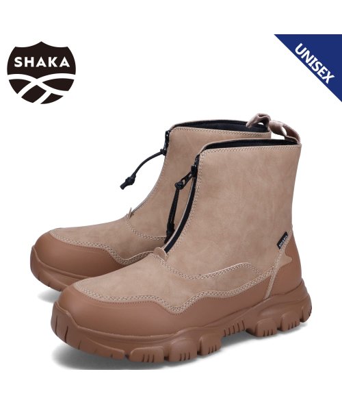 SHAKA シャカ ブーツ センタージップ トレック ジップ ブーティー メンズ レディース 撥水 TREK ZIP BOOTIE AT ブラウン SK－22 SHAKA シャカ AT TREK ZIP BOOTIE トレック ジップ ブーティー