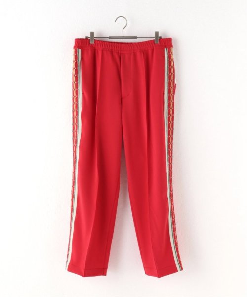 【Sasquatchfabrix. / サスクワァッチファブリックス】 LACE TAPE TRACK PANTS デニム Sasquatchfabrix サスクワァッチファブリックス TIME