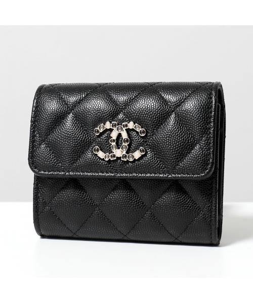 CHANEL(シャネル)/CHANEL 二つ折り財布 AP3604 B14343 MATELASSE/その他