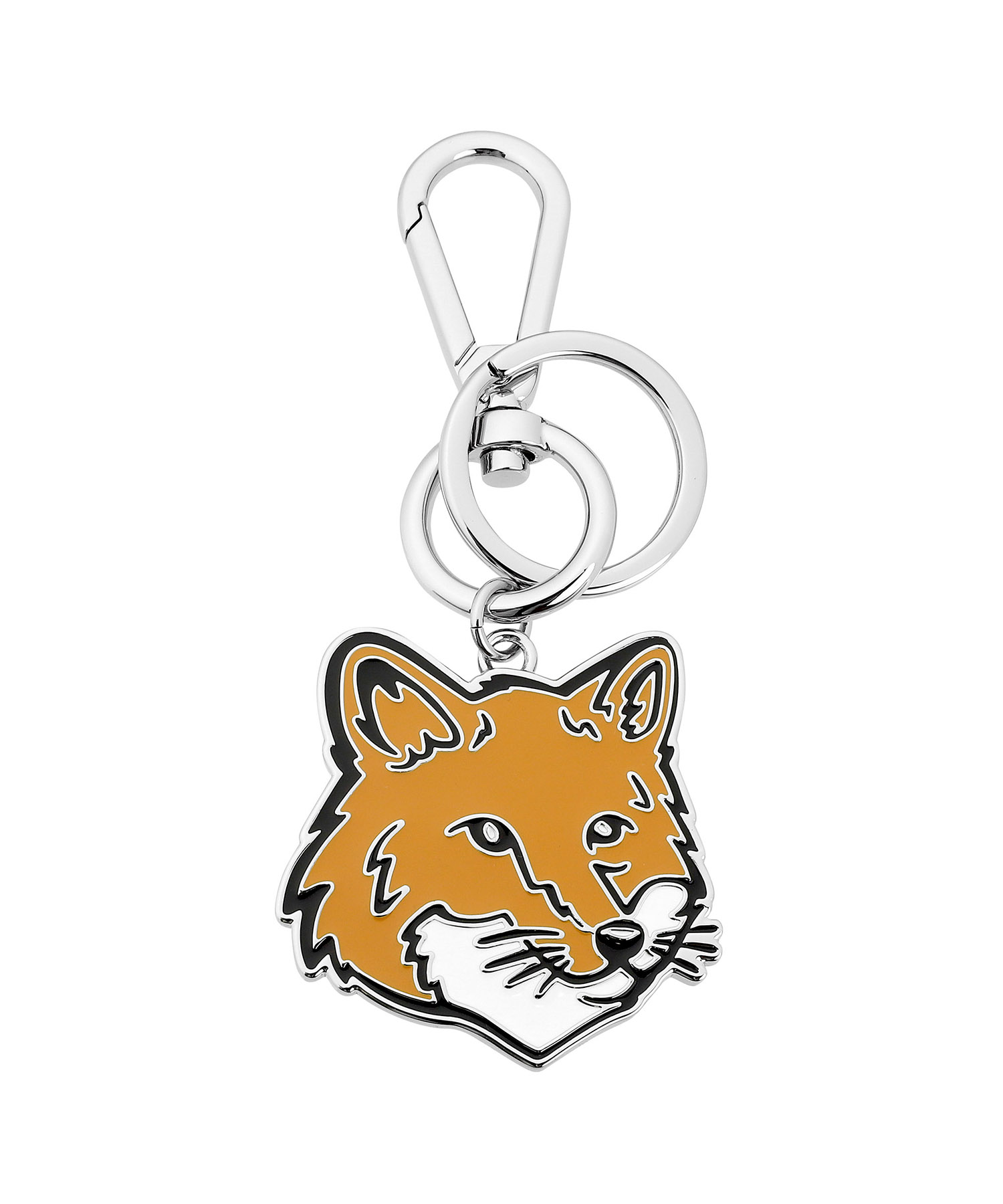 メゾンキツネ maison kitsune キーホルダー キーリング ブルー