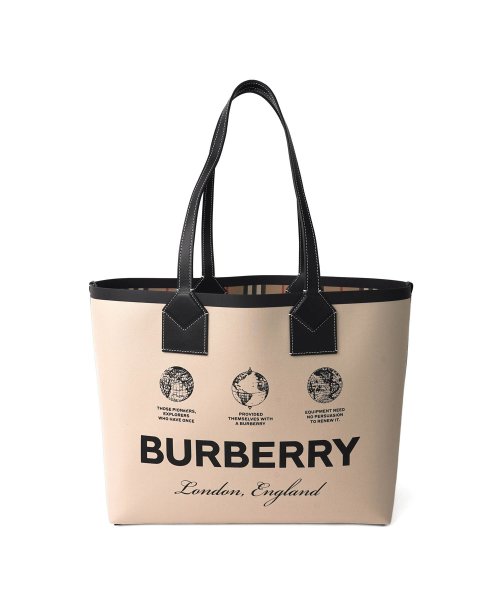 BURBERRY バーバリー トートバッグ 8063121 A1435 トートバッグ BURBERRY ベージュ/ブラック BEIGE/BLACK