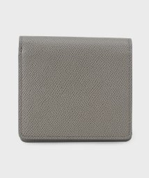 TAKEO KIKUCHI(タケオキクチ)/コンパクト バイカラー 2つ折り財布/チャコールグレー（013）