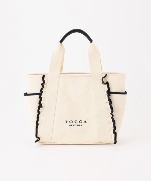 FRILL CANVASTOTE キャンバストートバッグ オープン
