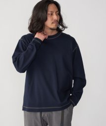 SHIPS MEN/SHIPS: ハニカム メッシュ カラーステッチ 長袖 Tシャツ/505848700