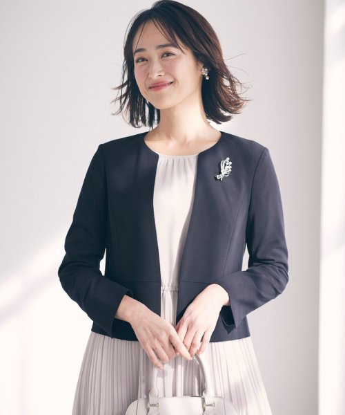 【セットアップ可】セレモニーダブルクロス ノーカラージャケット セレモニーダブルクロス F1253541939(9685円)