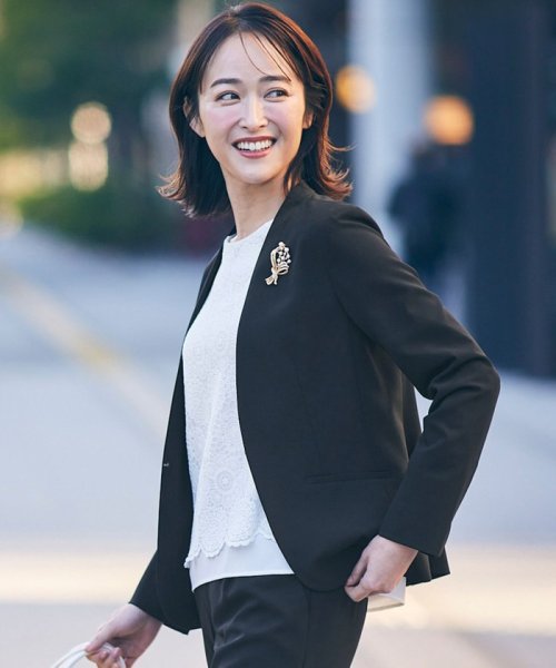 【セットアップ可】セレモニーダブルクロス カラーレスジャケット セレモニーダブルクロス