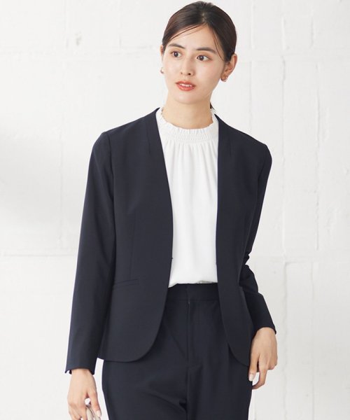 【セットアップ可】セレモニーダブルクロス カラーレスジャケット セレモニーダブルクロス