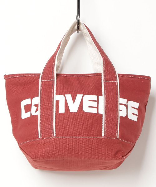 MAISON mou(メゾンムー)/【CONVERSE/コンバース】canvasS tote/キャンバスSトートバッグ/レッド系1