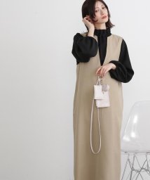 N Natural Beauty Basic/キーネックストレートジャンパースカート《S Size Line》/505830703