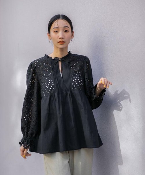 WEB限定/カットワークレースピンタックブラウス 人気・おすすめ｜使いやすい・旅行におすすめ 品質保証 全国発送 正規品・日本国内発送・安心保証付き