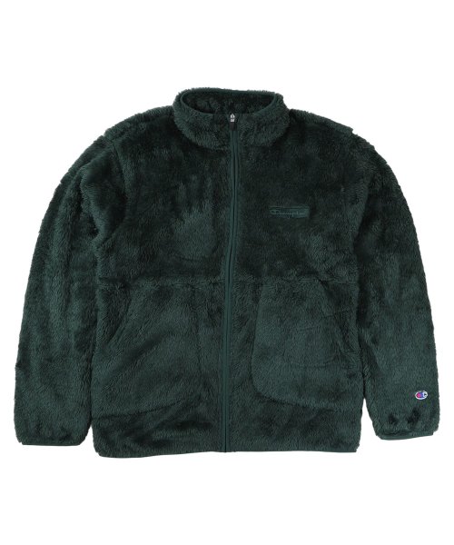 CHAMPION(チャンピオン)/ チャンピオン Champion ジャケット フリースジャケット ジップアップ アウター メンズ ボア ZIP JACKET ブラック グレー ベージュ グリー/ダークグリーン