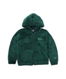 CHAMPION(チャンピオン)/ チャンピオン Champion ジャケット フリースジャケット ジップアップ アウター フーデッド 男の子 女の子 ボア ZIP HOODED JACKET /ダークグリーン